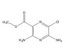 Methyl 3,5-diamino-6-chloropyrazine-2-carboxylate